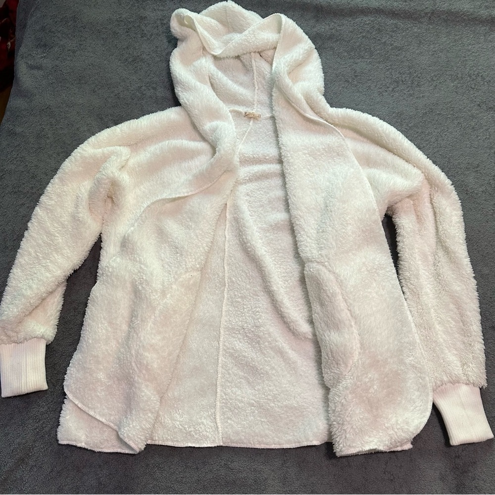 White blanket cardigan